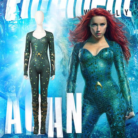 Aquaman Cosplay Costume Women Mera Costume Wishiny