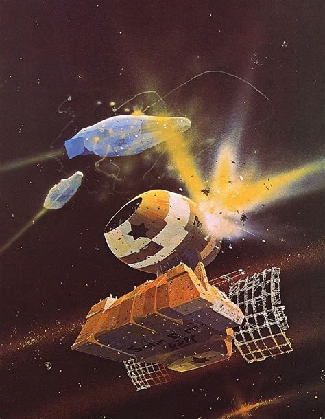 1975 Chris Foss Cover Art For Subspace Explorers