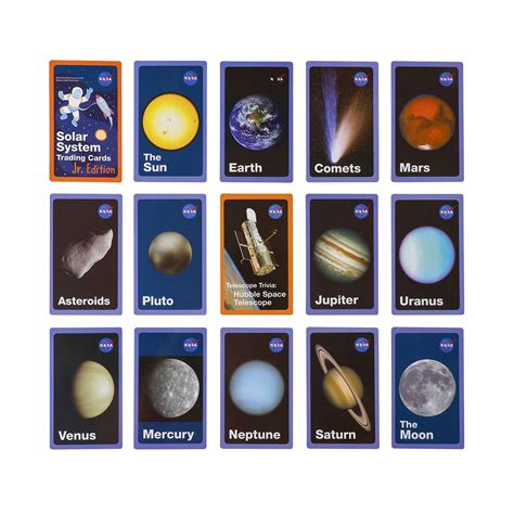 Buy 16pcs Solar System Flash Cards For Toddlers And 1pcs Space Planet