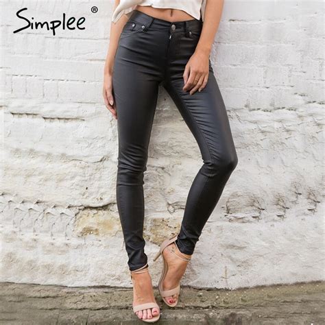 Popular Leather Pants Woman Buy Cheap Leather Pants Woman Lots From