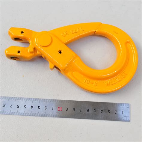 G80 Clevis Self Locking Safety Hook 10mm Wll 315ton Grade 80 Chain L