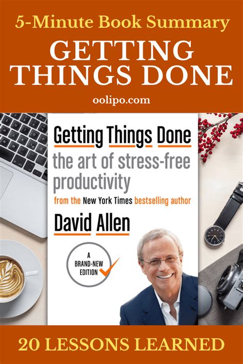 Getting Things Done Summary 5 Minutes 20 Lessons Learned And Pdf