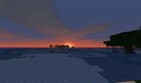 Minecraft Sunset Screenshot By Apexpredat0r On Deviantart