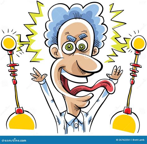 Mad Scientist Stock Illustration Image Of Tongue Laughing 26762254