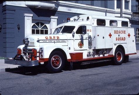 Us Grand Rapidsmi Fd Seagrave Rescue Squad 1957 Fire Trucks Pictures