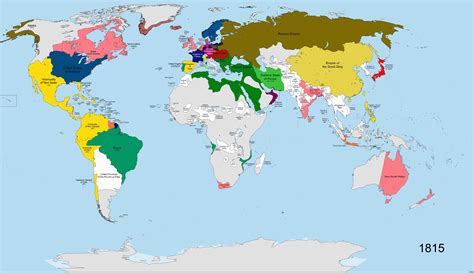 Map Of Europe In 1815 Secretmuseum