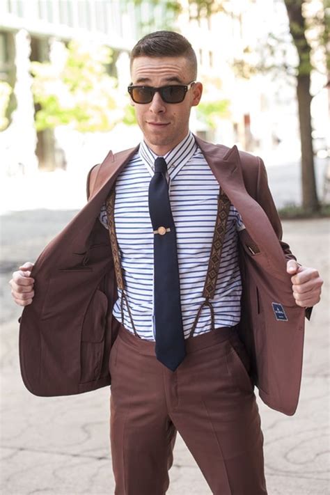 8 Stupendously Manly Street Style Ways To Wear Suspenders