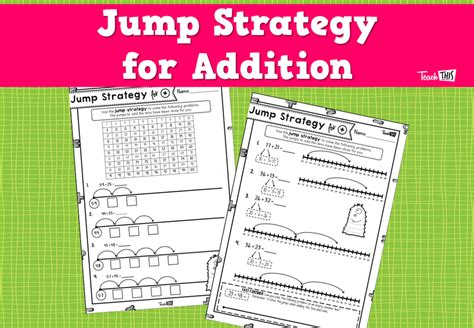 Jump Strategy For Subtraction By Kristy Simonson Tpt Differentiated