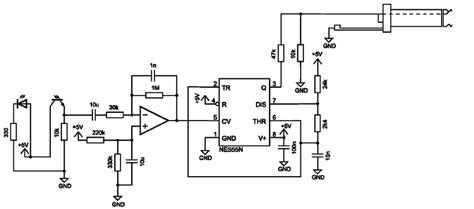 Schematic Of The Ne 555 Frequency Modulation Measurement Circuit The