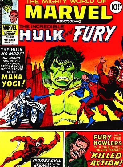 Steve Does Comics November 9th 1977 Marvel Uk 40 Years Ago This Week
