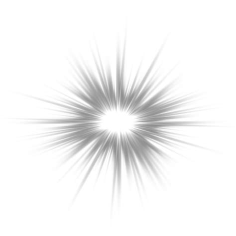 White Glowing Light Burst Explosion 30184071 Png