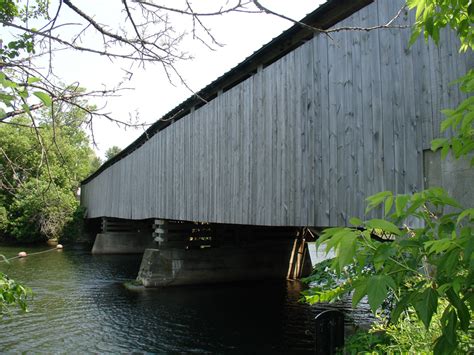 Pulp Mill Covered Bridge Middlebury Vermont Travel Photos By Galen