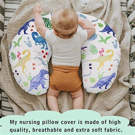 Dinosaur Nursing Pillow Cover Breastfeeding Pillow Slipcover For Baby