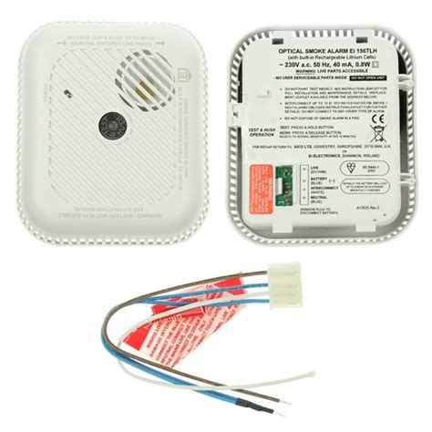 The 10 year battery backup means constant monitoring for the life of the alarm even if there's a power failure features an electrochemical carbon monoxide sensing technology as well as intelligent smoke sensing. Aico 230v mains powered optical smoke detector with ...