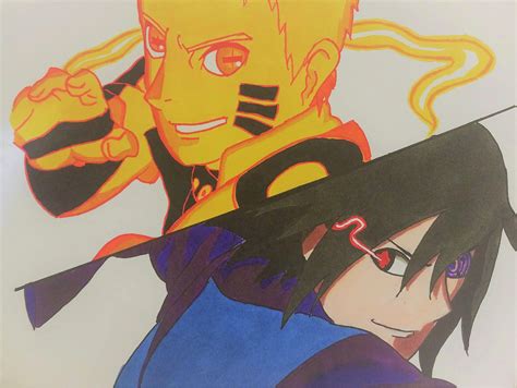 I Tried To Draw The Best Moment Of The Greatest Duo In Anime Rnaruto