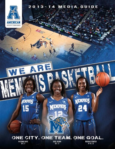 2013 14 Memphis Tigers Womens Basketball Media Guide By University Of
