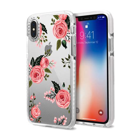 Casetify Iphone Xxs Impact Case Floral Roses Pink — Lnt