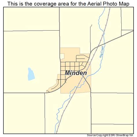 Aerial Photography Map Of Minden Ia Iowa