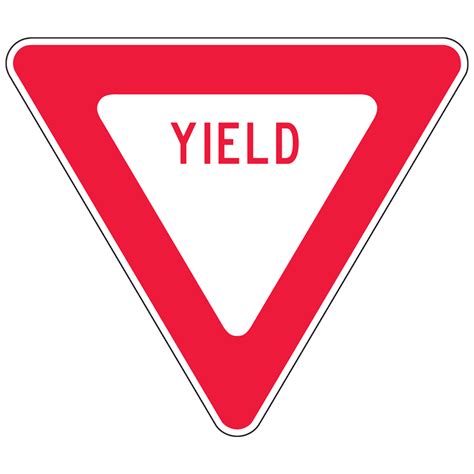 Yield Sign Federal Mutcd R1 2 Reflective Street Signs