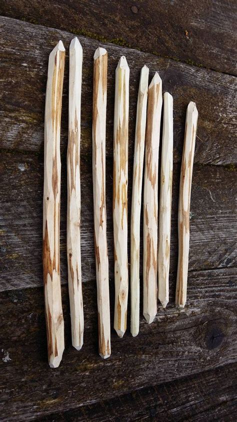 Natural Wood Crafting Sticks Macrame Sticks Art Craft Project Etsy