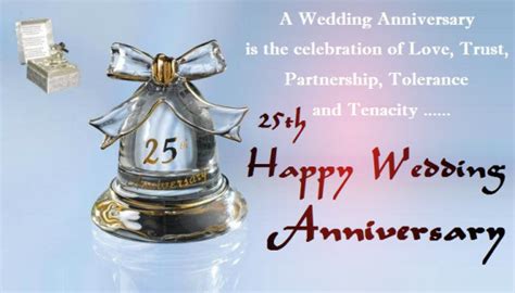 Warm Wishes For Silver Jubilee Anniversary