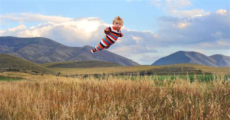 Dad's Photos of 'Flying' Toddler Inspire Many
