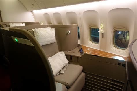 The most private suites are on the a aisle but we were not able to select those given how late we jumped on booking this flight.one cool feature about the first class. Review: Cathay Pacific 777 First Class | TravelSort