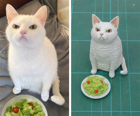 Artist Turns Meme Tastic Internet Cats Into Equally As Funny Sculptures