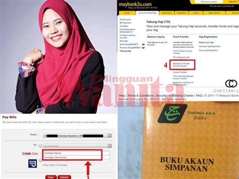 Arapça صندوق الحج ), malezya hac hacıları fon kuruludur. Cara Transfer Duit Ke Tabung Haji Melalui Bank Islam Online