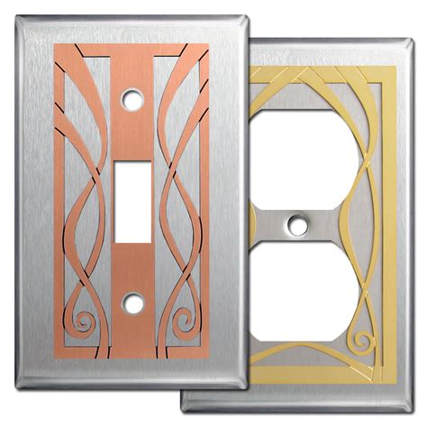 Mission Light Switch Wall Plates Stainless Steel Kyle Design