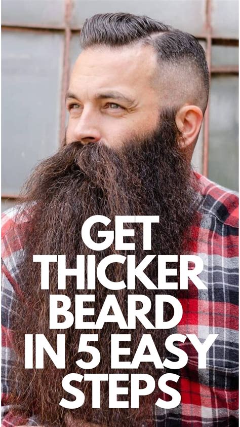 thicker beard growing a thicker beard is easy with these 5 steps