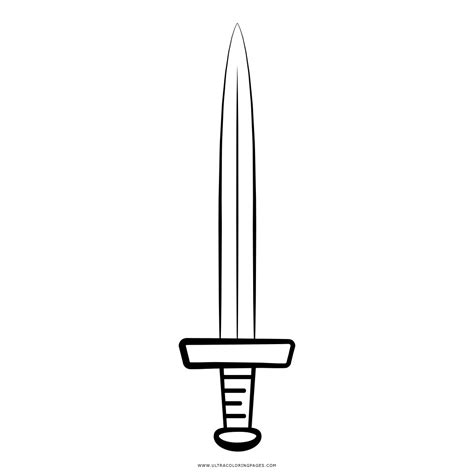 Sword Coloring Pages For Kids