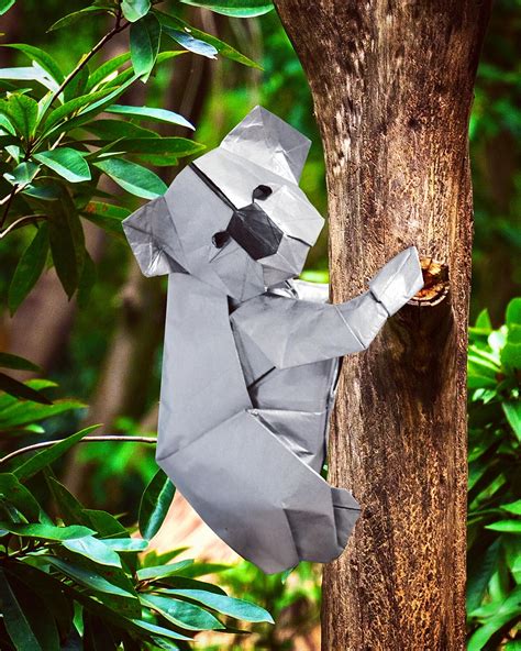 Koala Designed By Gen Hagiwara Folded By Me 45x45cm Triple Tissue