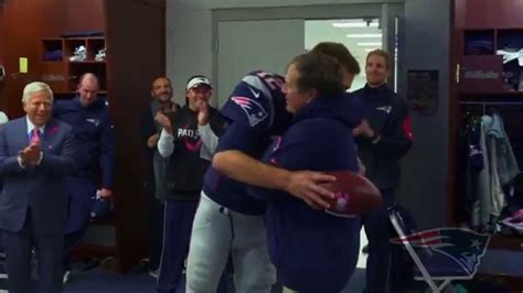 new england patriots locker room speech tom brady 50 000 yards 10 5 14 youtube