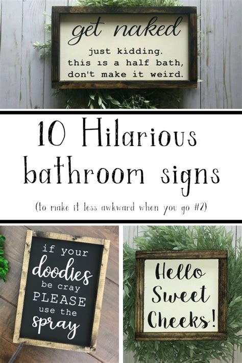 Funny Bathroom Signs Printable Customize And Print