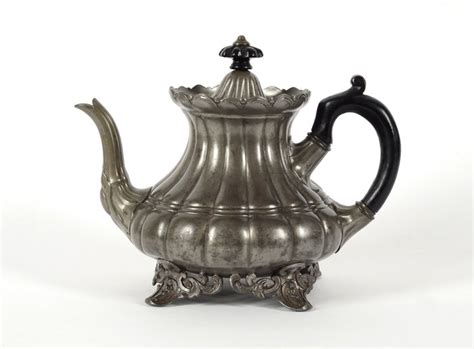 Shaw And Fisher Sheffield Teapot Victorian Pewtertin Catawiki