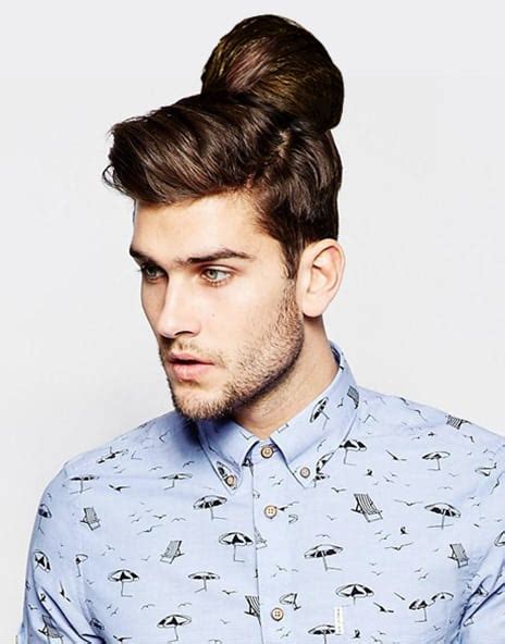man bun hairstyle guide 75 sexy and manly ideas to stand out