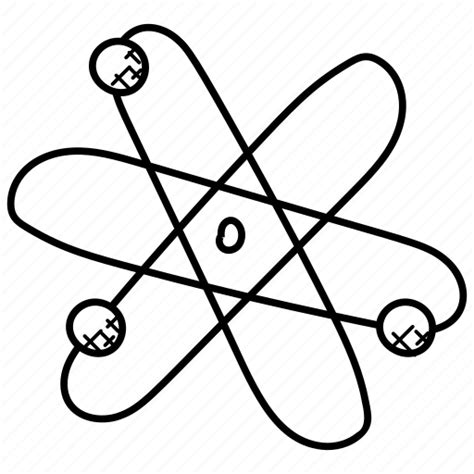 Atomic shape, atomic structure, molecular bonding, molecular geometry, molecular structure icon ...