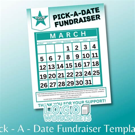 Buy Pick A Date To Donate Fundraiser Online Etsy