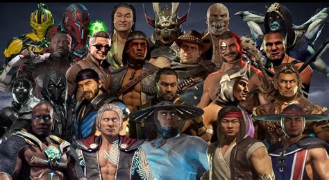 Mortal Kombat Characters Male