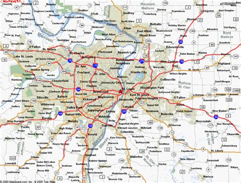 Street Address Map Of St Louis City