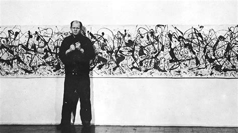 Jackson Pollock Black And White Painting Iii Circa 1951