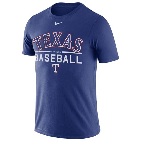Nike Texas Rangers Mlb Practice T Shirt In Blue For Men Lyst