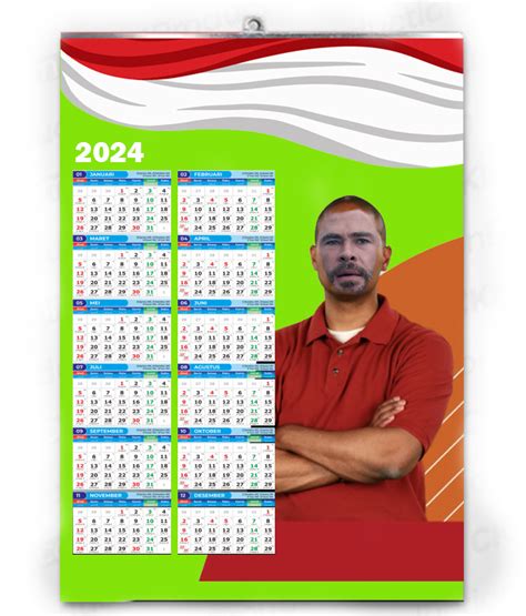 Cetak Desain Kalender Pemilu Caleg Kampanye 2024 Di Medan Idhostigo