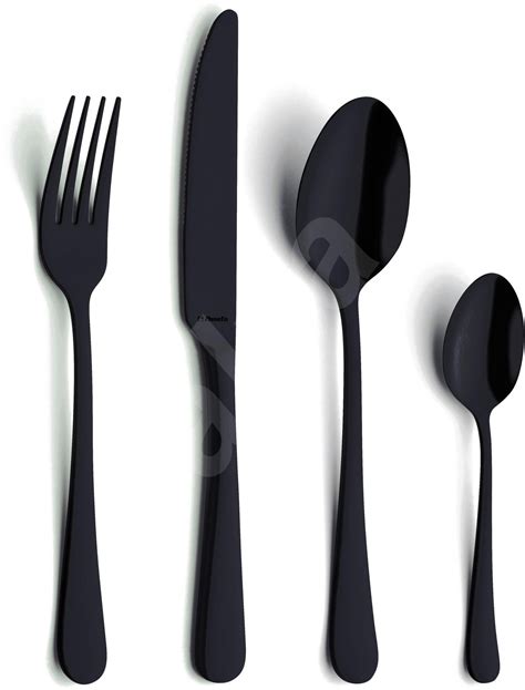 Amefa Austin Cutlery Set 24pcs, Black - Cutlery Set | Alzashop.com