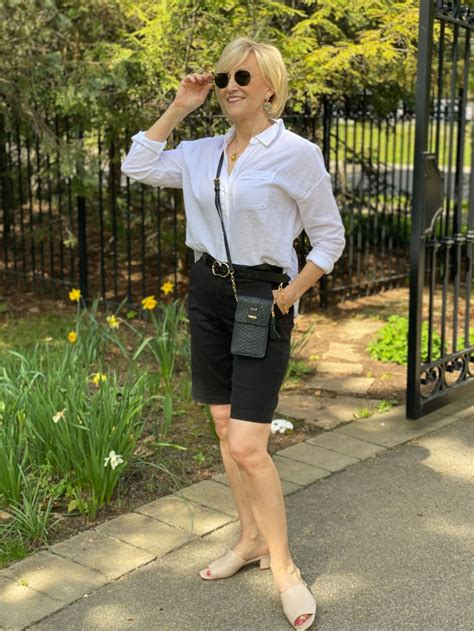 3 chic ways to style bermuda shorts you may not have thought of short outfits summer outfits