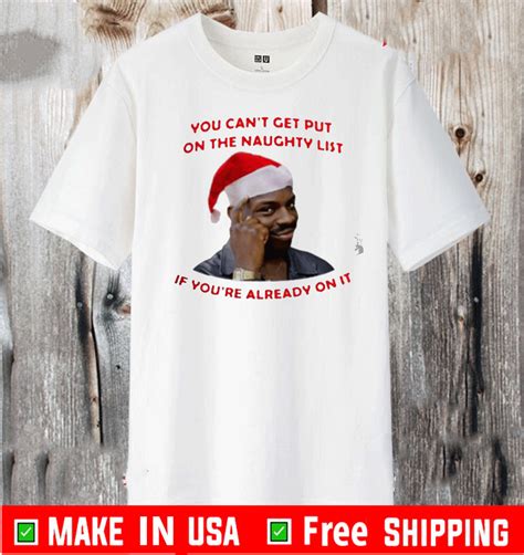 Design your own personalised look. You can't get put on the naughty list if you're already on it T-Shirt - ShirtElephant Office