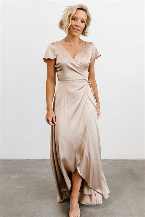 Top 30 Champagne Bridesmaid Dresses For 2024 DP