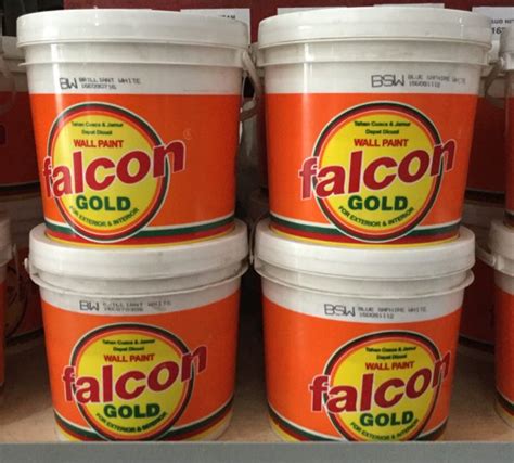 Perpaduan warna cat rumah bagian dalam paling trend. Cat Tembok Falcon Gold 5kg LENGKAP SEMUA WARNA di Lapak TB ...