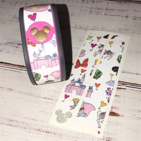 Magic Band 10 And 20 Disney Themed Inspired Magic Band Decals Wraps Set